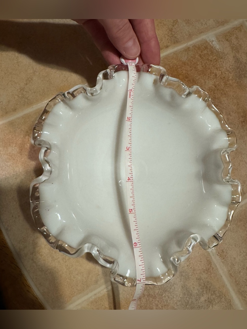 Fenton Silver Crest Footed Bowl - Picture 7 of 9